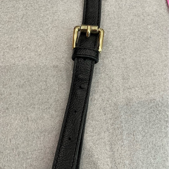 Guess Embossed Black Faux Leather Studded Crossbody Bag Jaguar - Picture 11 of 15